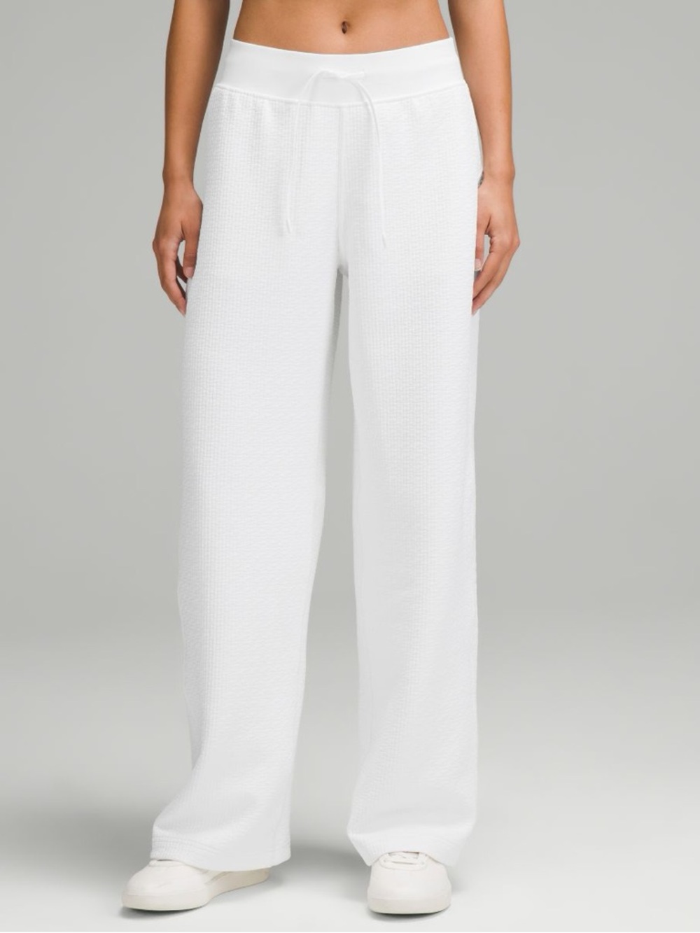 Lululemon Textured High-Rise Wide-Leg Track Pant